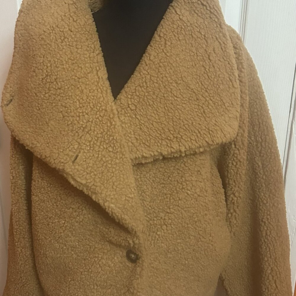We The Free Small Izzy Wrap Teddy Sherpa Fleece Coat - Picture 4 of 6